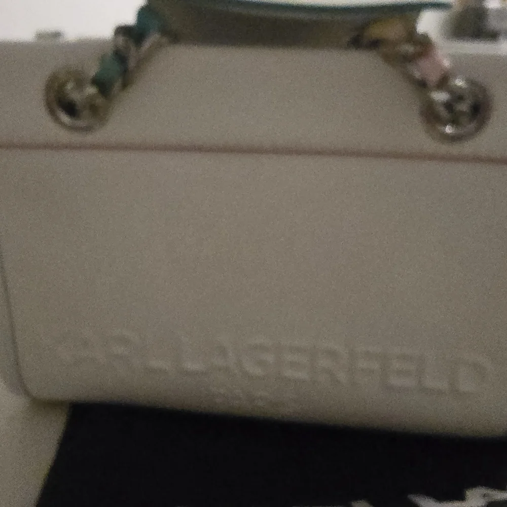 Karl Lagerfeld White and Multicolor Women's Bag Karl Lagerfeld Paris Savoie - Picture 10 of 10
